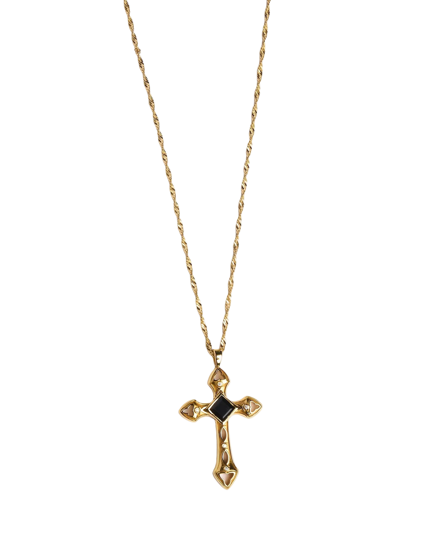 Trinity Cross Necklace